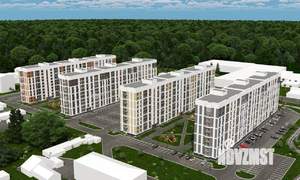 2-к квартира, строящийся дом, 45м2, 9/10 этаж